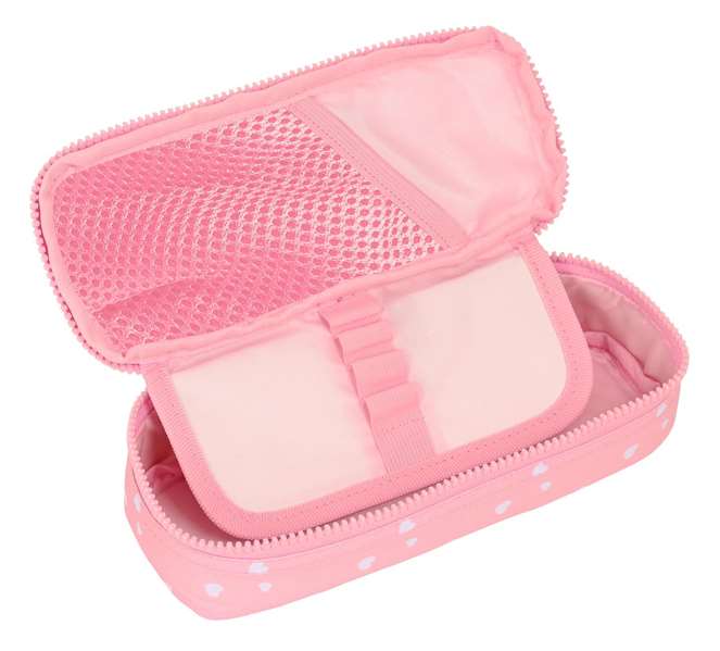 Estuche Escolar BlackFit8 Globitos 22 x 5 x 8 cm Rosa