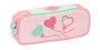 Estuche Escolar BlackFit8 Globitos 22 x 5 x 8 cm Rosa