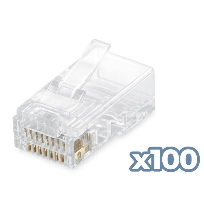 Phasak Conector RJ45 Cat. 6 UTP PHK 45C6-100 (Pack 100) Phasak Conector RJ45 Cat. 6 UTP PHK 45C6-100 (Pack 100)