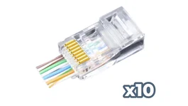 Phasak Conector RJ45 Cat.6 UTP 23 AWG Sólido PHK 45C6-100 (Pack 100 unidades) Fabricante Phasak
