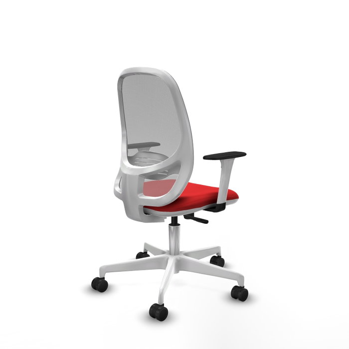 PIQUERAS Y CRESPO Silla de oficina Cilanco con mecanismo Sincro, Rojo y Gris PIQUERAS Y CRESPO Silla de oficina Cilanco con mecanismo Sincro, Rojo y Gris