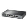 Omada ER605 Gigabit VPN Router para Empresas, Gestión en la Nube, 3 Puertos WAN, 5 Puertos Gigabit, Firewall Avanzado, 20 Túneles IPSec, Soporte 4G/3G por USB