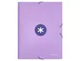 Antartik Carpeta Antartik Tres Solapas Gomas Cartón Forrado A4 Color Lavanda