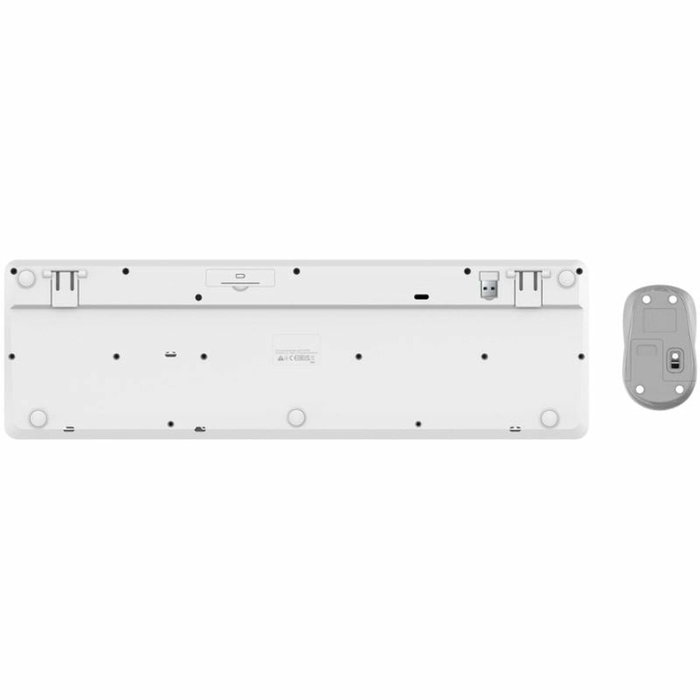 Trust Ody II Teclado y Ratón Inalámbricos Silenciosos Blanco