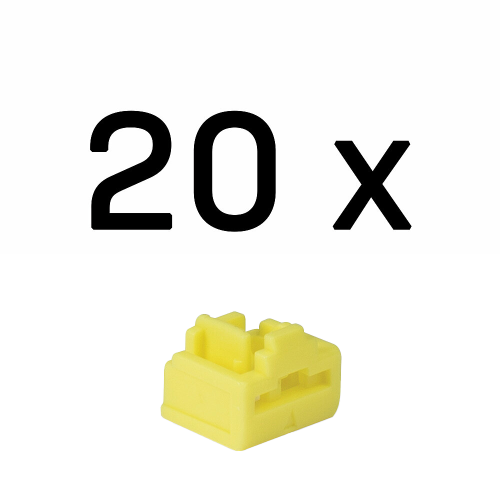 Lindy Bloqueadores de Puerto RJ-45 Amarillo, Pack de 20 Lindy Bloqueadores de Puerto RJ-45 Amarillo, Pack de 20