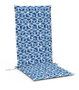 DKD Home Decor Cojín para Silla Exterior Azulejos Azul y Blanco