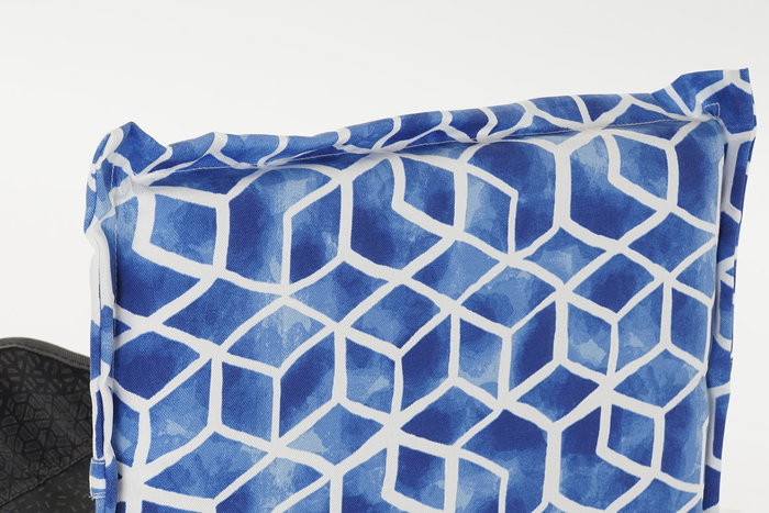 DKD Home Decor Cojín Silla Exterior Boho Azul Blanco 4 x 115 x 42 cm Resistente al Agua DKD Home Decor Cojín Silla Exterior Boho Azul Blanco 4 x 115 x 42 cm Resistente al Agua