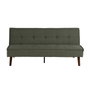 Ixia Sofá-Cama Verde con Estructura de Madera y Metal