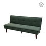 Ixia Sofá-Cama Verde con Estructura de Madera y Metal