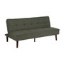 Ixia Sofá-Cama Verde con Estructura de Madera y Metal