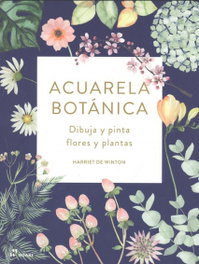 HOAKI Acuarela Botánica: Dibuja y pinta flores y plantas