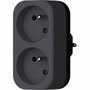 Biplite - QUARX - 2P 16A - Negro y gris antracita
