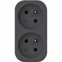 Biplite - QUARX - 2P 16A - Negro y gris antracita
