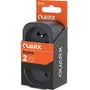 QUARX QUA4004282472360 Biplite Interruptor 2P 16A Negro y Gris Antracita NF