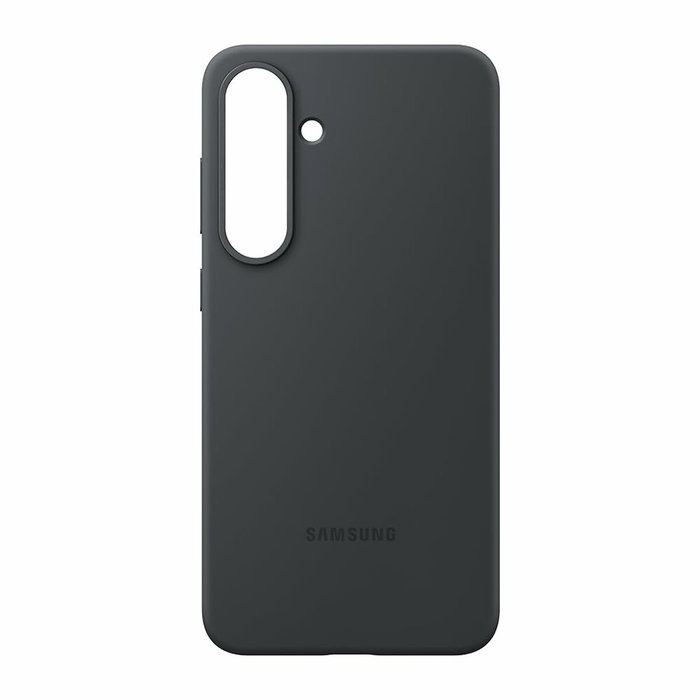 Samsung Funda de silicona para Galaxy S25 Plus Negro