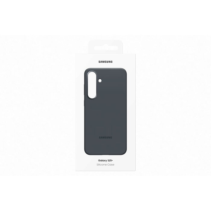 Samsung Funda de silicona para Galaxy S25 Plus Negro