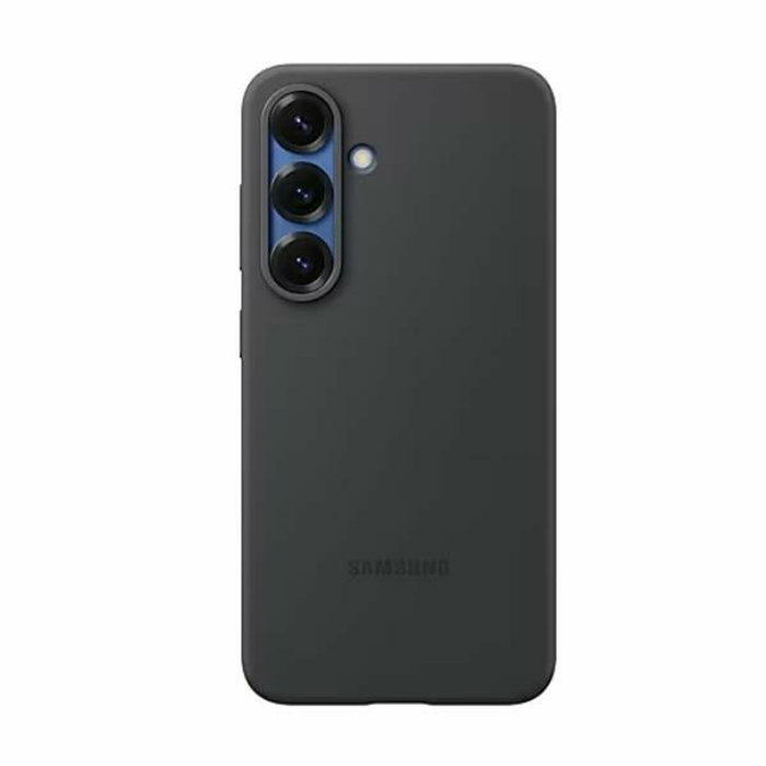 Samsung Funda de silicona para Galaxy S25 Plus Negro