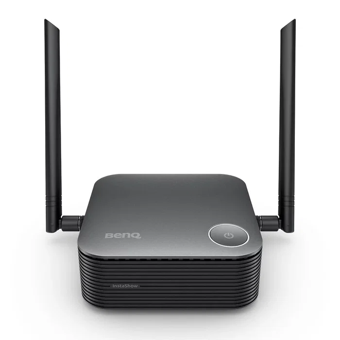 BenQ InstaShow VS25 - Sistema de Presentación Inalámbrico HDMI Escritorio, Compatible Wi-Fi 6 (802.11ax), Hasta 64 Dispositivos, 2 Puertos HDMI, Negro