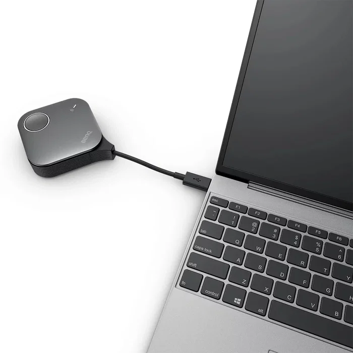 BenQ InstaShow VS25 - Sistema de Presentación Inalámbrico HDMI Escritorio, Compatible Wi-Fi 6 (802.11ax), Hasta 64 Dispositivos, 2 Puertos HDMI, Negro