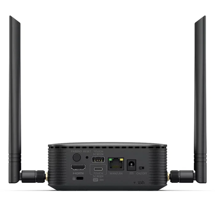 BenQ InstaShow VS25 - Sistema de Presentación Inalámbrico HDMI Escritorio, Compatible Wi-Fi 6 (802.11ax), Hasta 64 Dispositivos, 2 Puertos HDMI, Negro