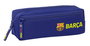 Safta Portatodo Triple Pequeño F.C.Barcelona 1ª Equip. 25/26 con Goma Elástica 22x8,5x6 cm