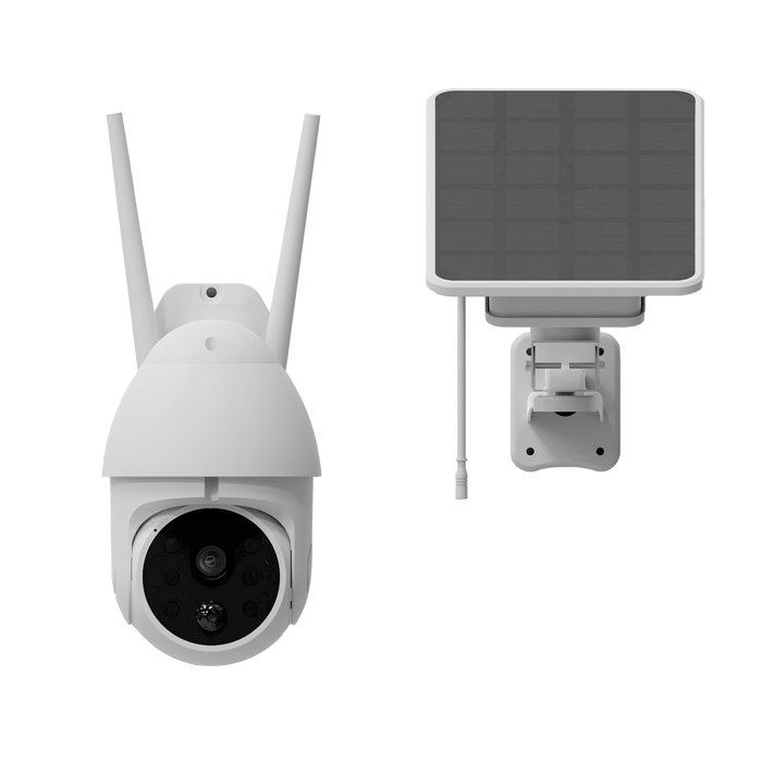 Cámara IP Seguridad Exterior Tuya T31ZL, Motorizada 355°, Panel Solar 5W, PIR, Visión Nocturna, 1080P, H.265+, Compatible Alexa/Google Home, IP67