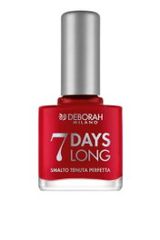7 Day Long, Vitaminas, Secado rápido, Esmalte de uñas, EN876, Rojo icónico, 11 ml