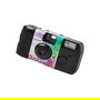 Fujifilm Quicksnap Flash 27 - Cámara Analógica Desechable con Flash, Película 135 mm, Lente 32 mm, Negro