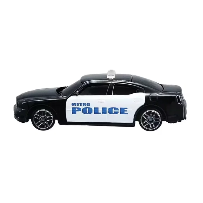 Maisto Fresh Metal 2006 Dodge Charger Police Car Negro 1:64 Maisto Fresh Metal 2006 Dodge Charger Police Car Negro 1:64