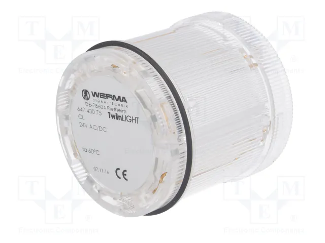 WERMA Módulo de automatización señalizador luminoso LED blanco WERMA Módulo de automatización señalizador luminoso LED blanco