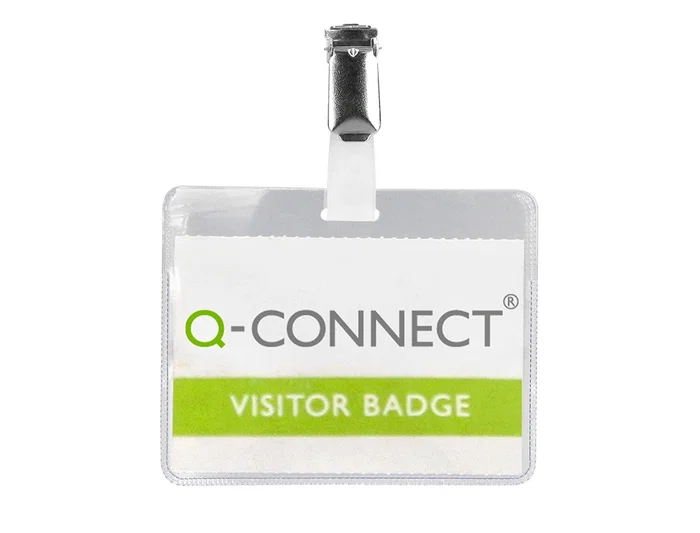 Q-connect Identificador con Pinza KF01560 60x90 mm PVC con Apertura Superior