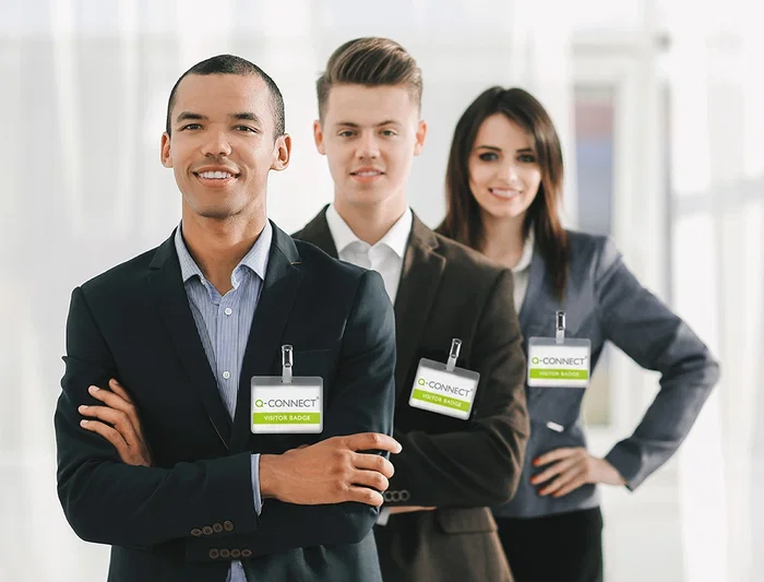 Q-connect Identificador con Pinza KF01560 60x90 mm PVC con Apertura Superior