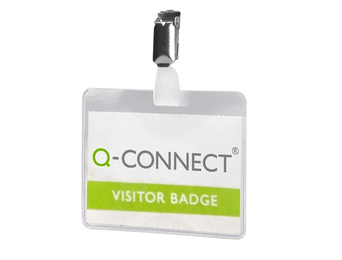 Q-connect Identificador con Pinza KF01560 60x90 mm PVC con Apertura Superior