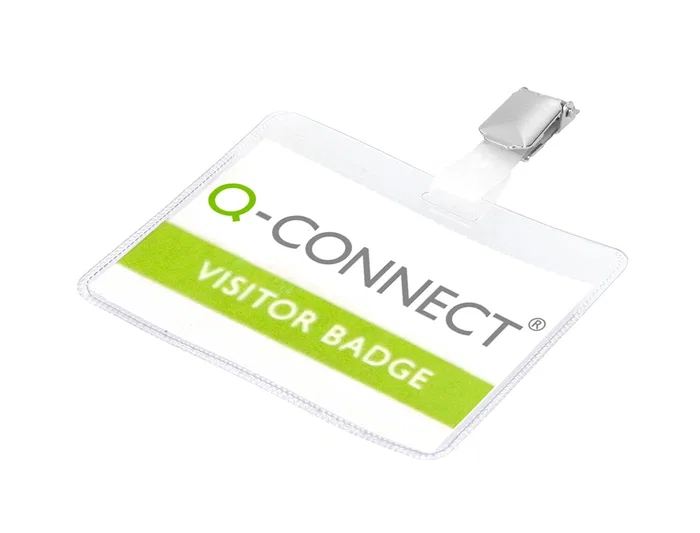 Q-connect Identificador con Pinza KF01560 60x90 mm PVC con Apertura Superior