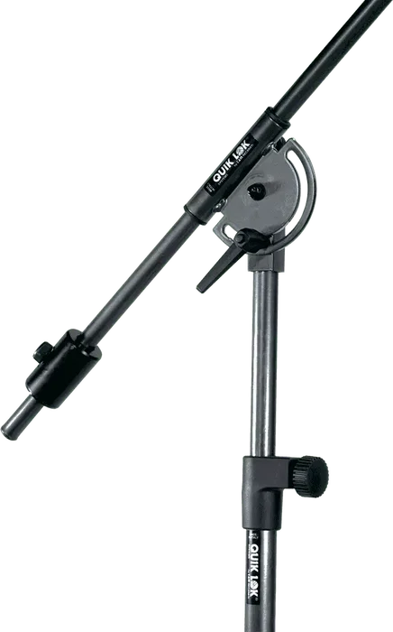 QUIKLOK Soporte Micrófono Jirafa Telescópica Studio Gran Longitud con Ruedas