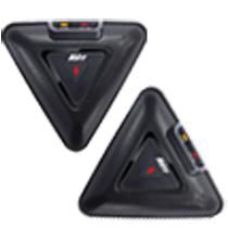 AVer Expansion Microphone pair, 5 m cable - Paquete de 2 micrófonos con cable de 5 m, hasta 40 m de conexión