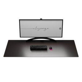 Phoenix Technologies Alfombrilla de Escritorio Eleganza XXL 125 x 64.5 cm, Superficie Cuero PU, Base Corcho Natural Antideslizante, 4 mm de Grosor, para Setup Gaming o Oficina