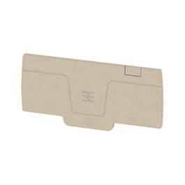Weidmüller AEP AP11 Recubrimiento para extremo, Beige, 20 piezas