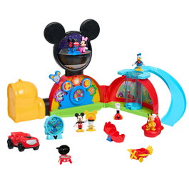 Just Play Clubhouse Friends Mickey Mouse Playset 38449 - Figuras Mickey, Minnie, Donald + Accesorios (3 años+)