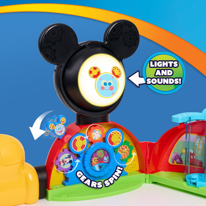 Just Play Clubhouse Friends Mickey Mouse Playset 38449 - Figuras Mickey, Minnie, Donald + Accesorios (3 años+)