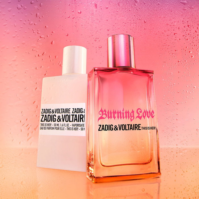 Zadig & Voltaire This is Her! Burning Love Eau de Parfum Vaporizador Edición Limitada - Perfume Floral Gourmand para Mujer 100 ml