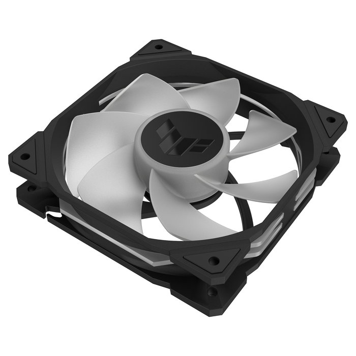 ASUS TUF Gaming TR120 ARGB - Pack de 3 Ventiladores de PC 120mm Negro, Reverse, PWM, 16 LEDs, 2200 RPM, 29dB