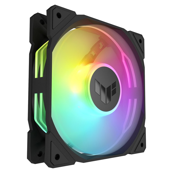 ASUS TUF Gaming TR120 ARGB - Pack de 3 Ventiladores de PC 120mm Negro, Reverse, PWM, 16 LEDs, 2200 RPM, 29dB