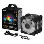 ASUS TUF Gaming TR120 ARGB Reverse Fan - Triple Pack Negro