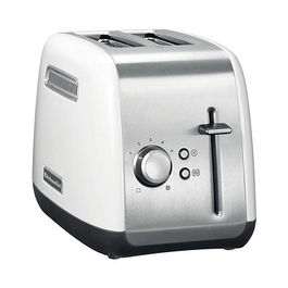 KitchenAid 5KMT2115EWH Tostador Blanco, Acero Inoxidable, 2 Rebanadas, 1100W