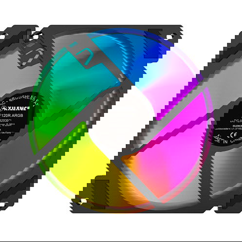 Xilence Performance A+ Ventilador 120mm ARGB REVERSE Negro - Ventilación Controlada y Estética Luminosa