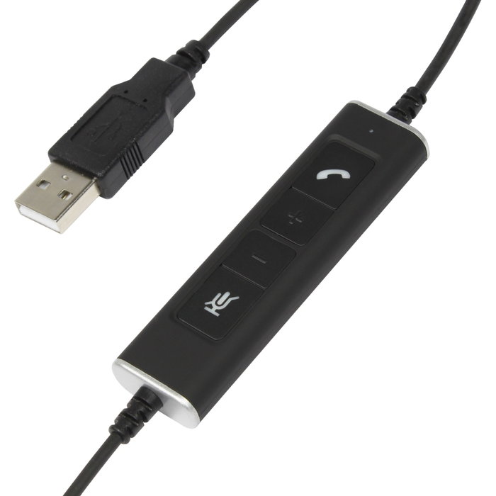 Plusonic Mono USB Headset 10.1P compatible con Teams y Skype