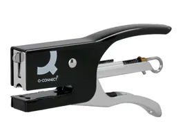 Q-connect Grapadora Tenaza KF22340 Metálica Color Negro Capacidad 12 Hojas Usa Grapas Número 10