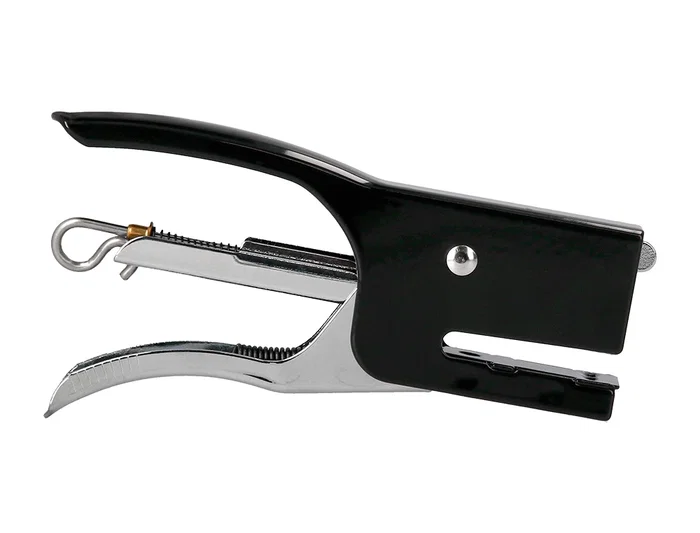 Q-connect Grapadora Tenaza KF22340 Metálica Color Negro Capacidad 12 Hojas Usa Grapas Número 10