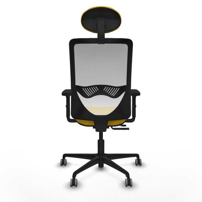 PIQUERAS Y CRESPO Silla de oficina Zulema Amarillo y Blanco PIQUERAS Y CRESPO Silla de oficina Zulema Amarillo y Blanco